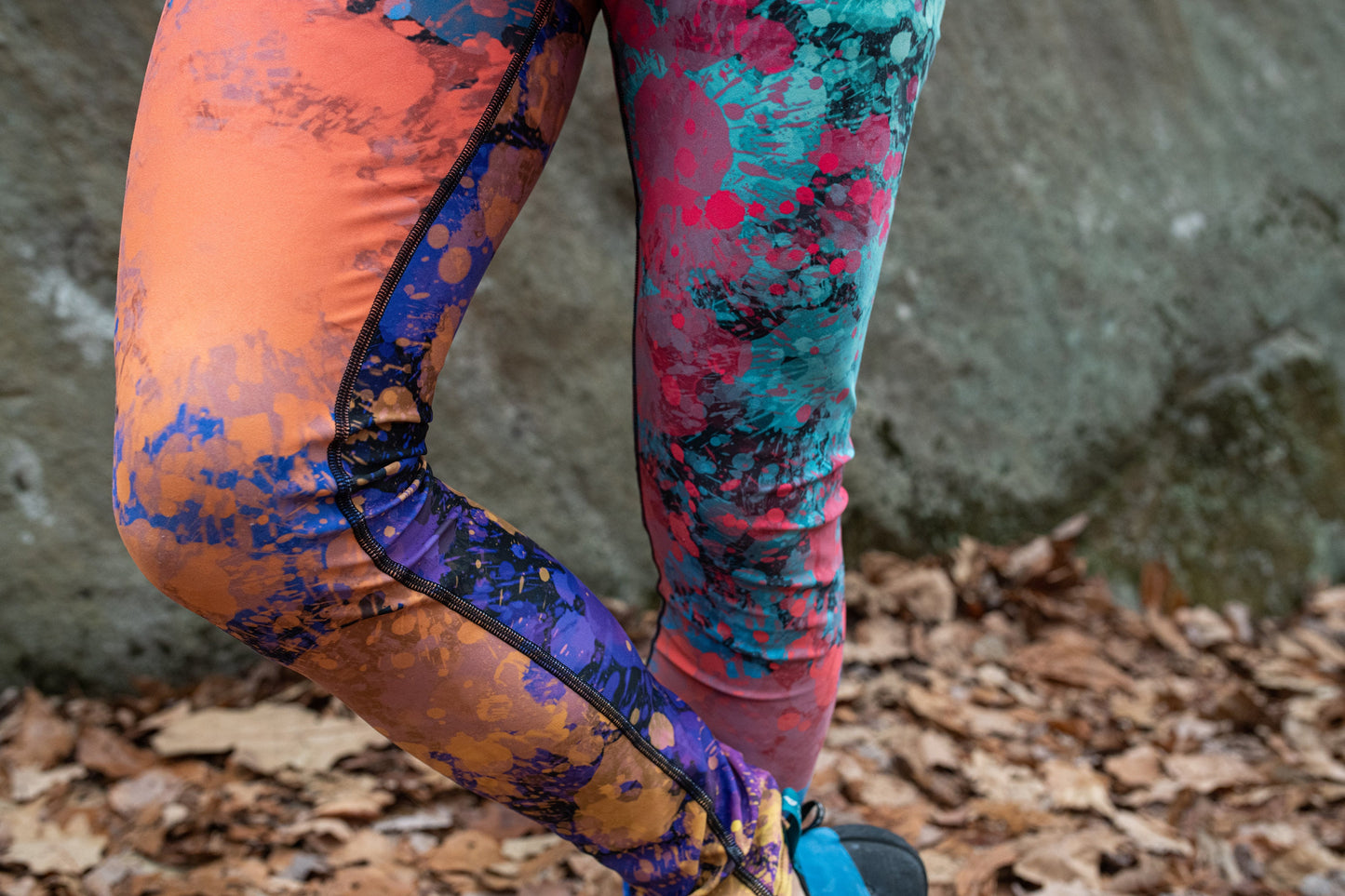 Retro hypersplatter - athleisure unisex leggings