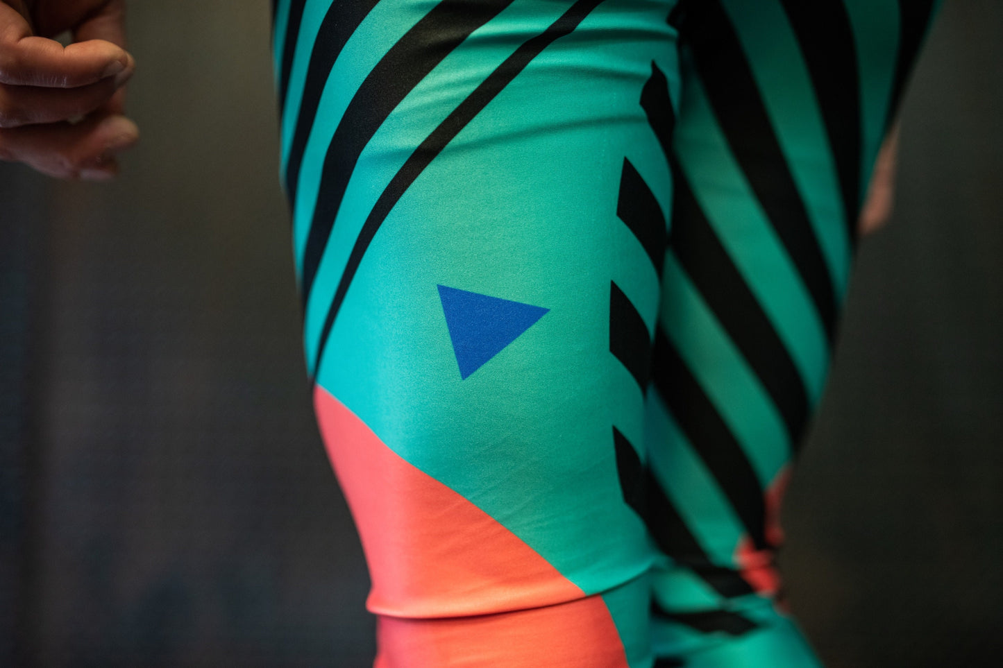 Sunset abstraction - athleisure unisex leggings