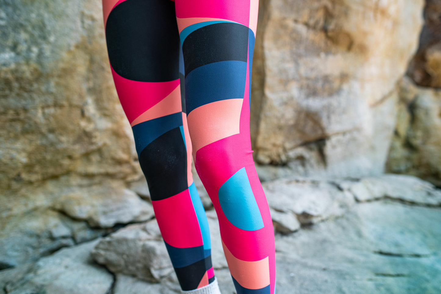 Magenta tides - athleisure unisex leggings