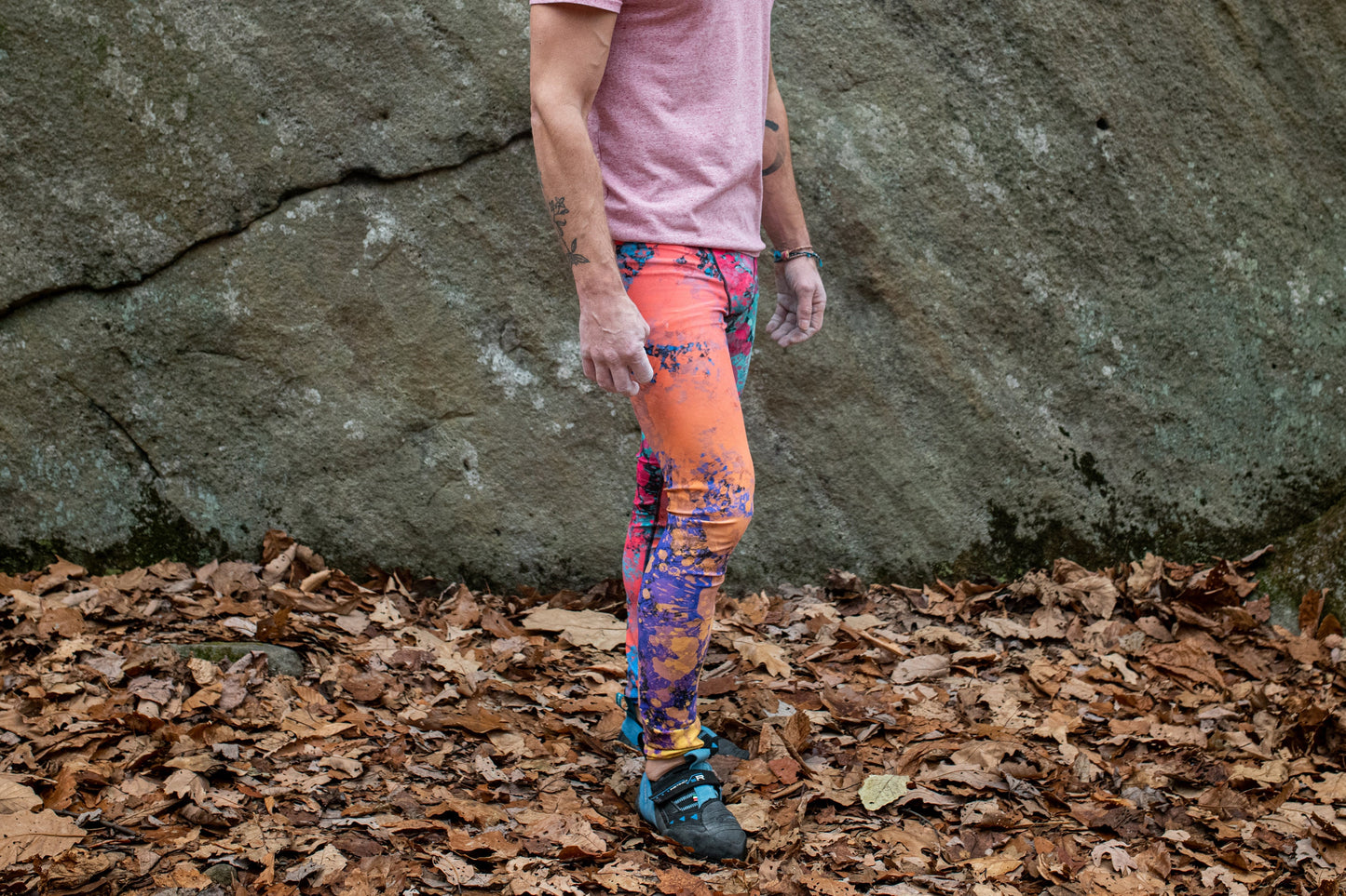 Retro hypersplatter - athleisure unisex leggings