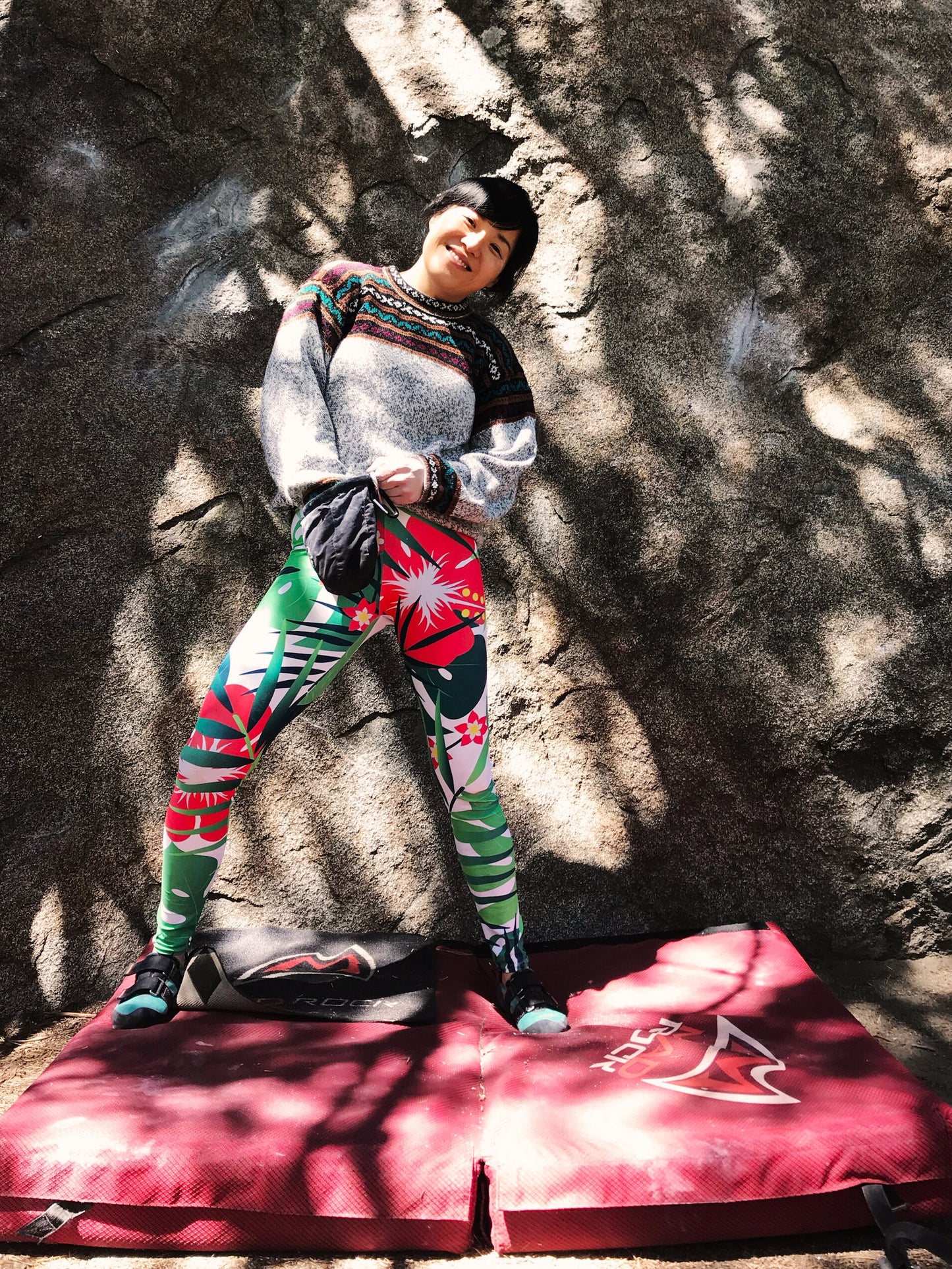 Floral Hawaiian - athleisure unisex leggings