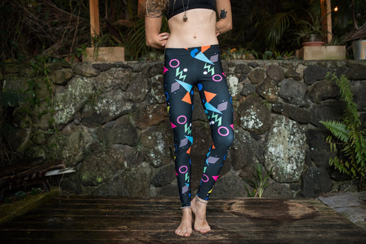 90s lightning  - athleisure unisex leggings