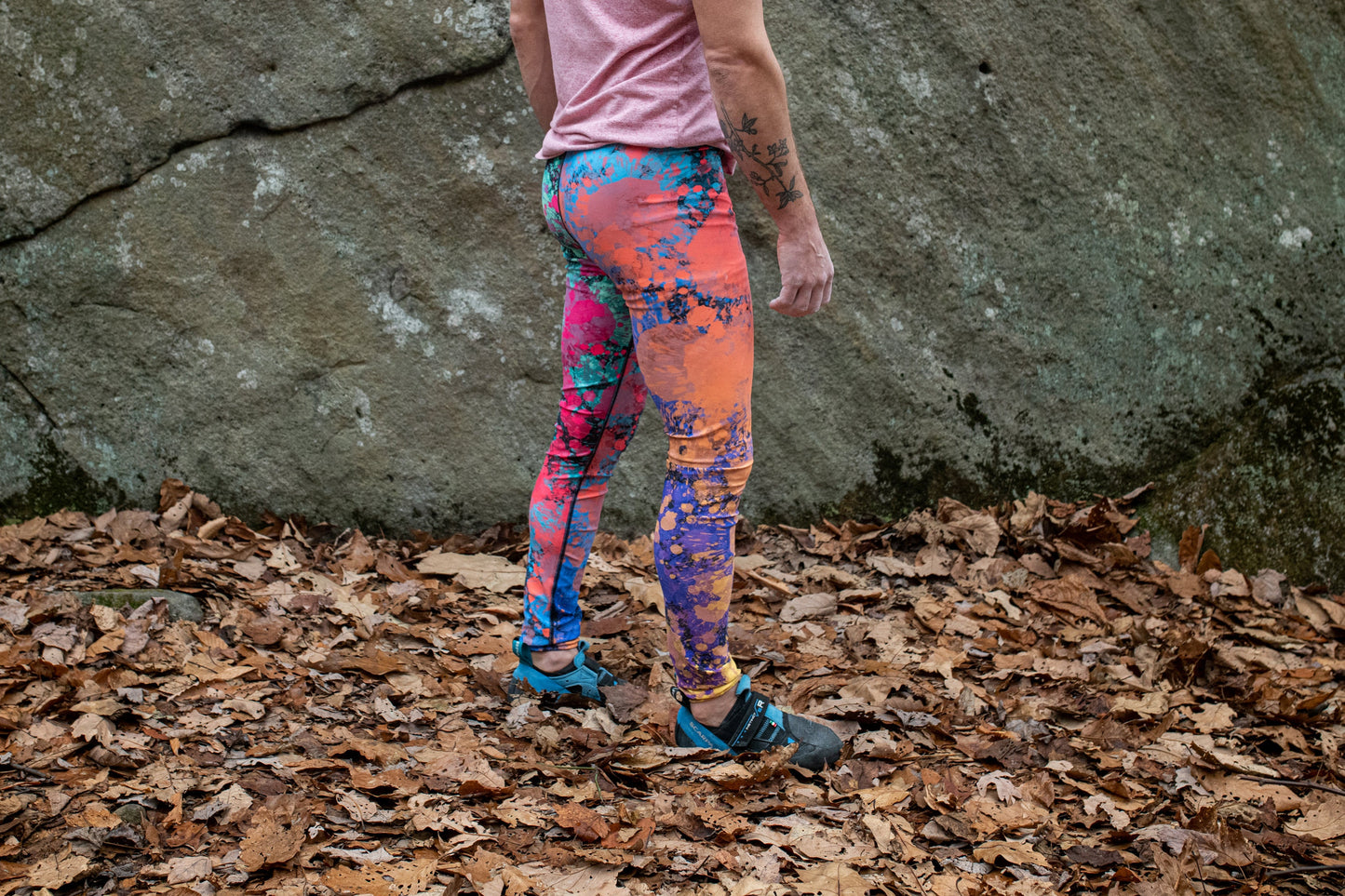 Retro hypersplatter - athleisure unisex leggings