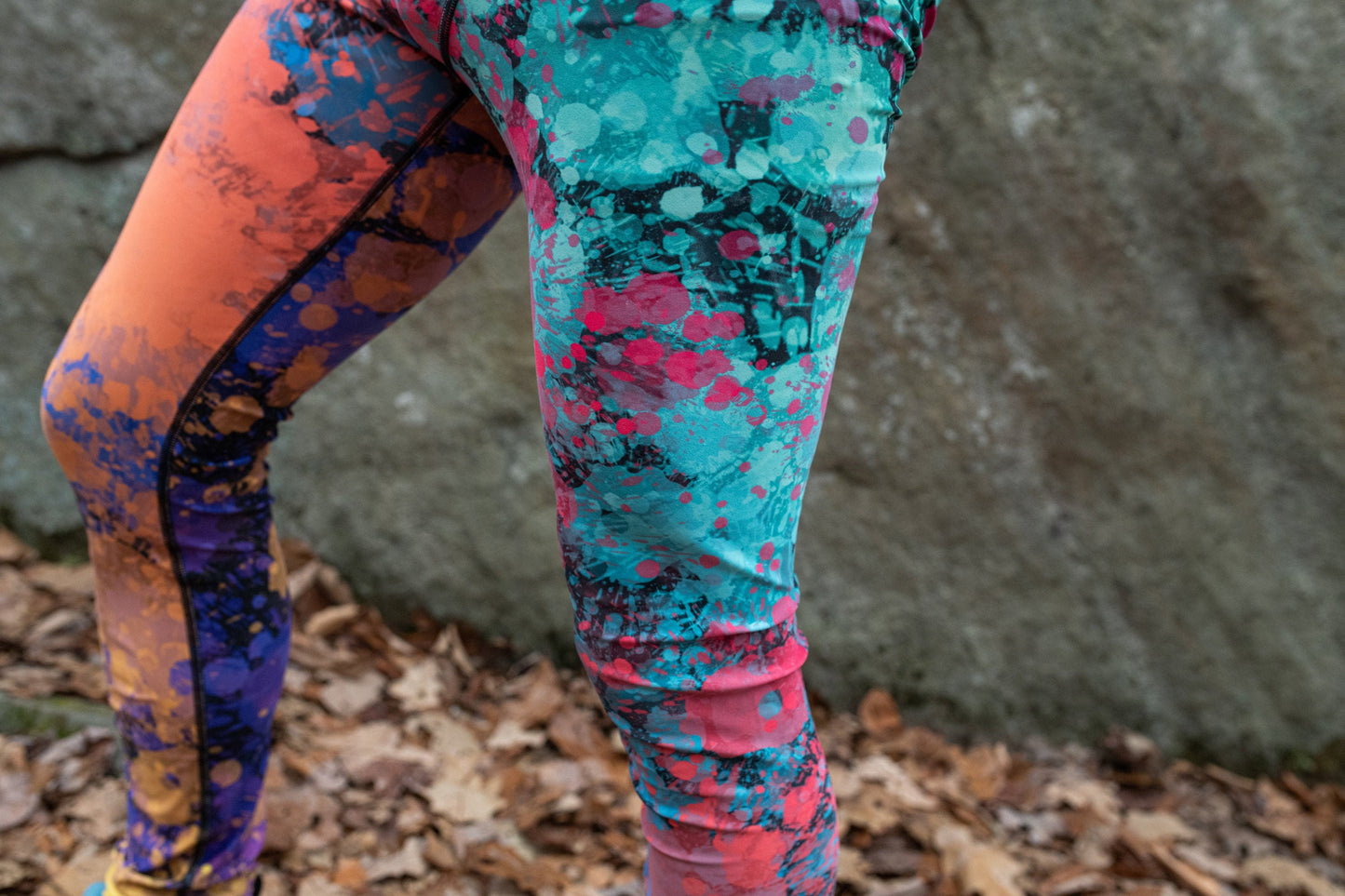 Retro hypersplatter - athleisure unisex leggings