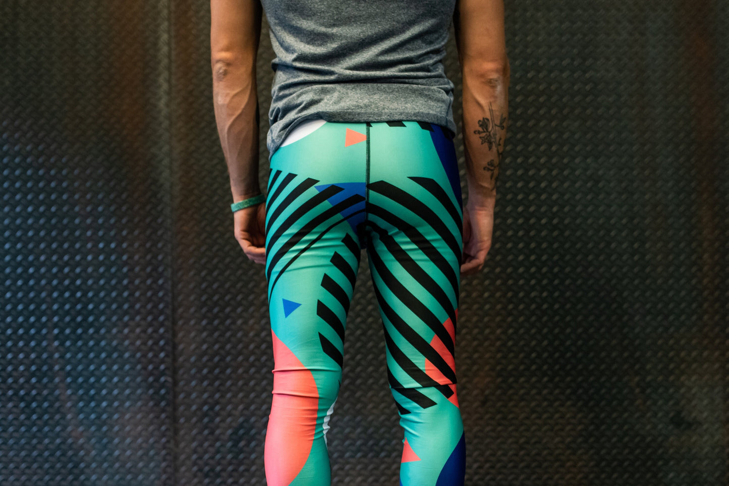 Sunset abstraction - athleisure unisex leggings