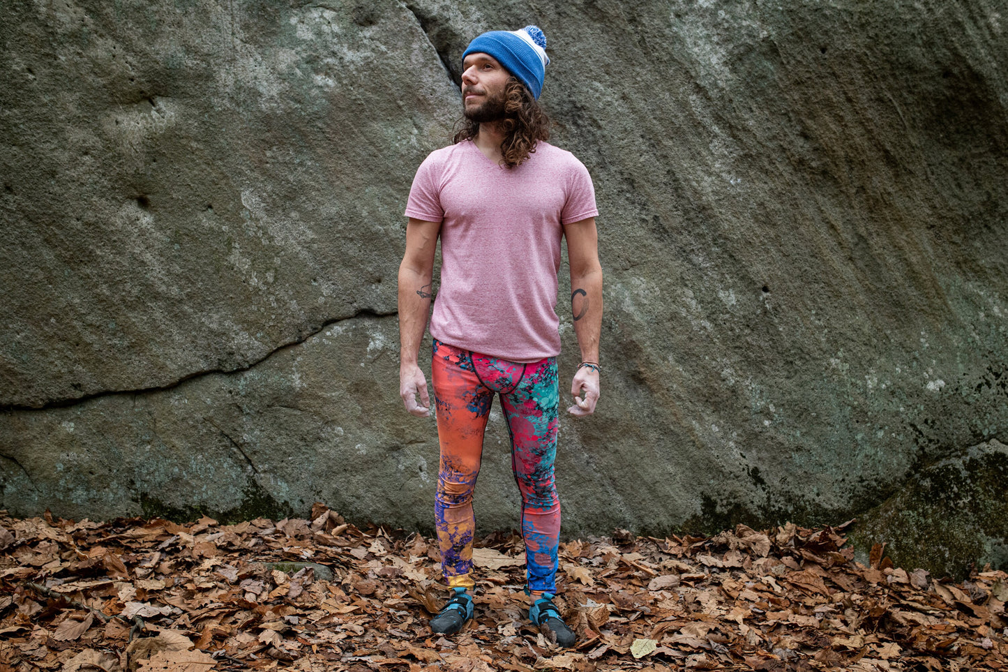 Retro hypersplatter - athleisure unisex leggings