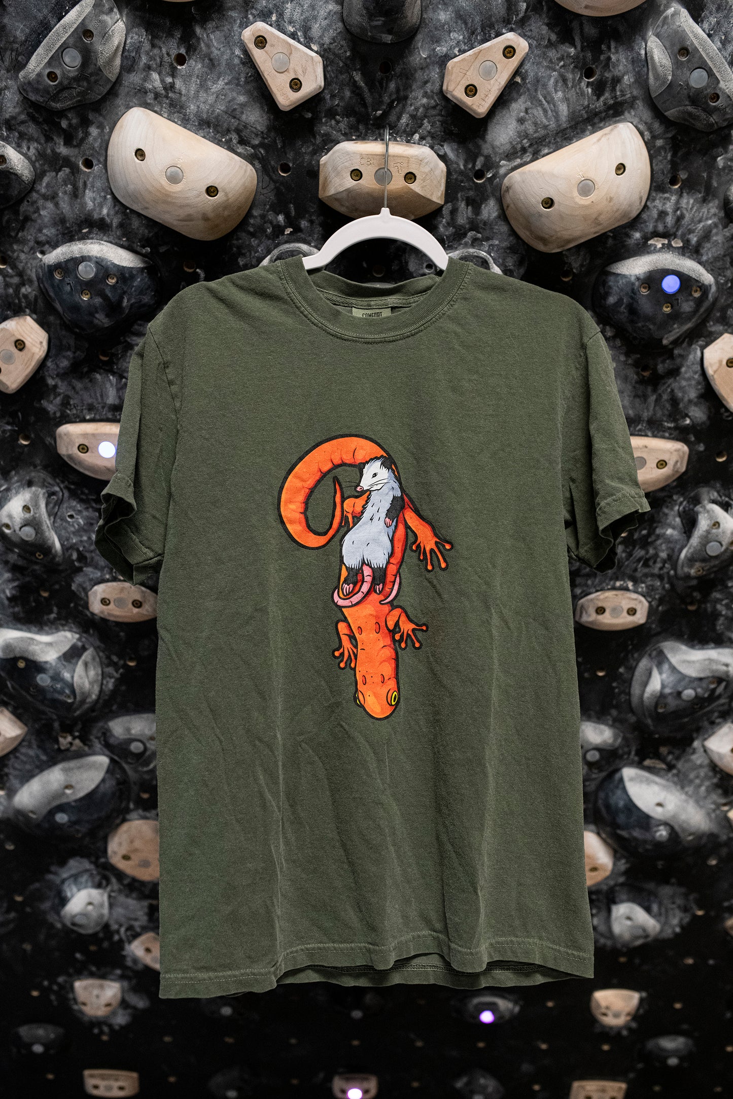 Possum and Salamander tee shirt