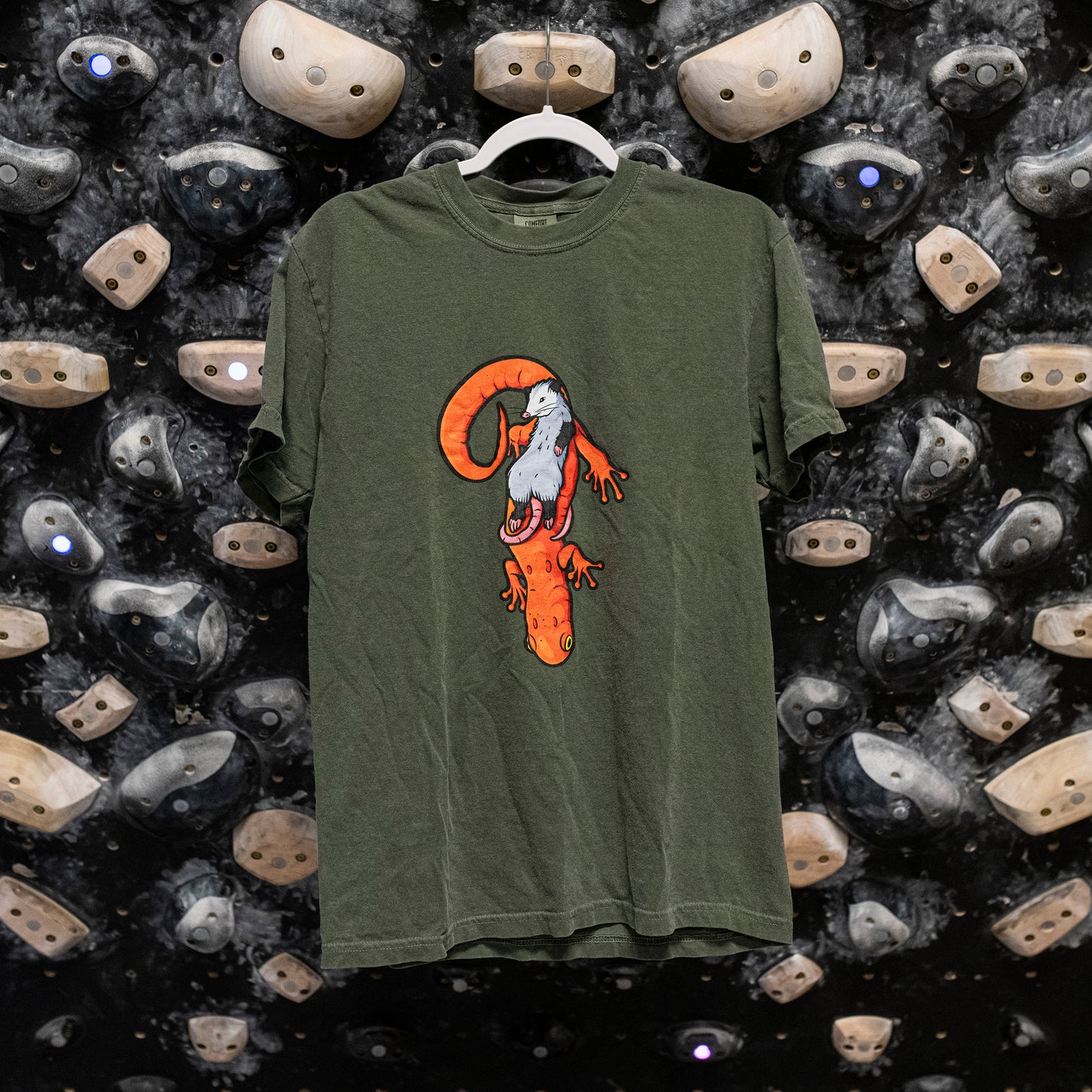 Possum and Salamander tee shirt